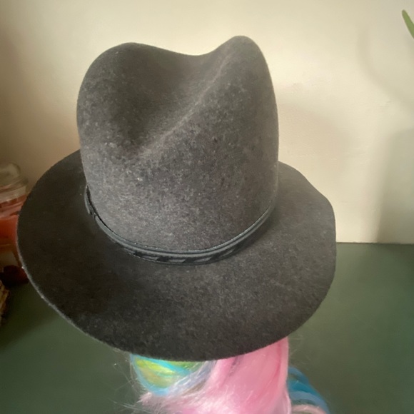 COPY - Rag and Bone; wool hat, leather band. Fedora style. Unisex. Size M - Picture 5 of 8